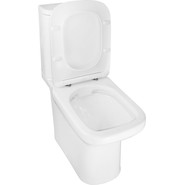 Унитаз-компакт безободковый Azario Wandy AZ-56D с тонкой крышкой микролифт фото 4