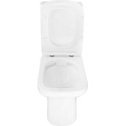 Унитаз-компакт безободковый Azario Wandy AZ-56D с тонкой крышкой микролифт фото 5