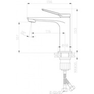Смеситель для раковины BelBagno UNIQUE-LVM-CRM-W0 фото 3
