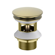 Донный клапан Aquatek AQ6002BG, золото шлифованное фото 