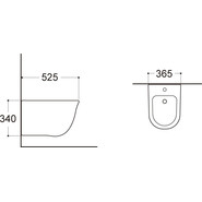 Биде подвесное Aquatek Классик AQ1160-00 фото 3
