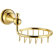 Мыльница Azario Elvia AZ-91109G, цвет золото фото 