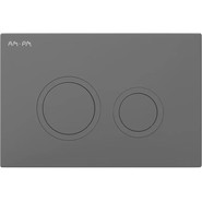 Инсталляция с подвесным унитазом комплект: Am.Pm ErgoFit FlashClean IS110138.741701 с подвесным безободковым унитазом, сиденье микролифт, кнопка смыва чёрная фото 3