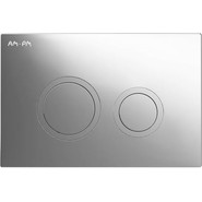 Инсталляция с подвесным унитазом комплект: Am.Pm ErgoFit FlashClean IS110151.741701 с подвесным безободковым унитазом, сиденье микролифт, кнопка смыва хром фото 3