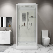 Душевая кабина Niagara Standart 80x80 см ST80/15Q, белый/прозрачное фото 3