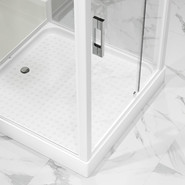 Душевая кабина Niagara Standart 80x80 см ST80/15Q/BK, белый/прозрачное фото 4