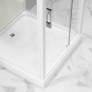 Душевая кабина Niagara Standart 90x90 см ST90/15Q/BK, белый/прозрачное фото 4