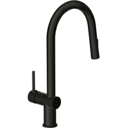 Смеситель для кухни Cersanit Brasko A68225, чёрный фото 5