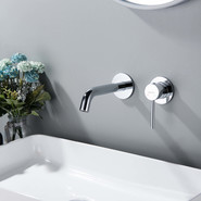 Смеситель для раковины настенный Aquatek Европа AQ1313CR, Цвет производителя: хром фото 2