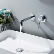 Смеситель для раковины настенный Aquatek Европа AQ1313CR, Цвет производителя: хром фото 5