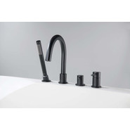 Смеситель для ванны Aquatek Европа AQ1348MB, чёрный матовый, Цвет производителя: чёрный матовый фото 5