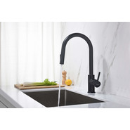 Смеситель для кухни Aquatek Европа AQ1384MB, чёрный матовый, Цвет производителя: чёрный матовый фото 5