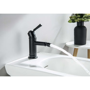 Смеситель для биде Aquatek Классик AQ1518MB, чёрный матовый, Цвет производителя: чёрный матовый фото 3