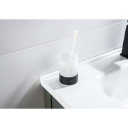 Стакан для зубных щеток Aquatek Лира AQ4428MB, цвет чёрный матовый фото 4