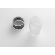 Стакан для зубных щеток Aquatek Лира AQ4428MB, цвет чёрный матовый фото 2