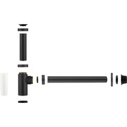 Сифон для умывальника Aquatek AQ6012MB, чёрный матовый фото 6