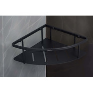 Полка угловая Aquatek  AQ4926MB, цвет чёрный матовый фото 4