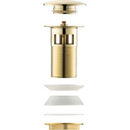 Донный клапан Aquatek AQ6002BG, золото шлифованное фото 3