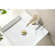 Донный клапан Aquatek AQ6003BG, золото шлифованное фото 5