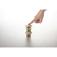 Донный клапан Aquatek AQ6003PG, золото полированное фото 4