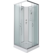 Душевая кабина Niagara 90x90 см NG-1101-14BK, серебро/матовое фото 2