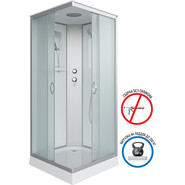 Душевая кабина Niagara 90x90 см 11011423, серебро/матовое фото 