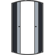 Душевое ограждение Niagara Eco 80x80 см NG-1003-14T, чёрный матовый/тонированное фото 3