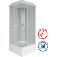 Душевая кабина Niagara 100x100 см P100/26Q/MT, белый/матовое фото 