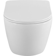 Унитаз подвесной безободковый BelBagno Uno 2.0 BB7306CHR/SC с тонкой крышкой микролифт, Цвет производителя: белый фото 2