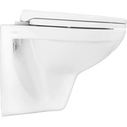 Инсталляция с подвесным унитазом комплект: Grohe Rapid SL 38772001 с подвесным безободковым унитазом Creo Ceramique Project PR1100N сиденье микролифт, крепление, кнопка смыва хром фото 6