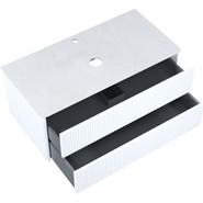 Тумба подвесная со столешницей Iddis Aiger 100 см AIG10W0i95K, белый фото 4