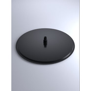 Верхний душ RGW SP-81B 21148140-04, нержавеющая сталь, 400х400 мм, черный фото 3