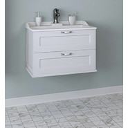 Тумба подвесная с раковиной Акватон Леон 65 см 1A1870K0LBPR0, дуб бежевый фото 4