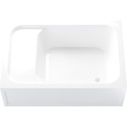 Поддон акриловый RGW BC/L 80х120 см 16180682-91 фото 4
