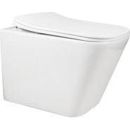 Унитаз подвесной безободковый AN Iron с крышкой микролифт фото 