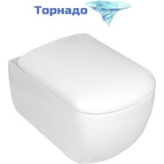 Унитаз подвесной безободковый AN Solana с крышкой микролифт (система смыва Торнадо) фото 