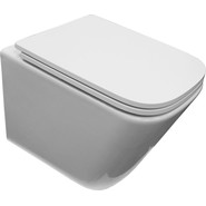 Унитаз подвесной безободковый Azario Armonia AZ-2403 с крышкой микролифт (Система смыва торнадо) фото 2