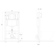 Инсталляция для унитаза Aquatek Pneumo N49 INSP-0000002 фото 3