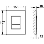 Кнопка смыва Aquatek Pneumo N PNN-0000001, белый фото 4