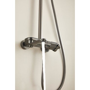 Душевая стойка Belz B25713-3, оружейная сталь фото 2