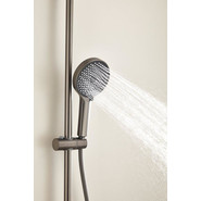 Душевая стойка Belz B25713-3, оружейная сталь фото 4