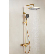 Душевая стойка Belz B24658-5, золото матовое фото 2