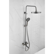 Душевая стойка Belz B24812-3, оружейная сталь фото 3