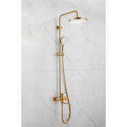 Душевая стойка Belz B24812-5, золото брашированное фото 6