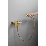 Набор для гигиенического душа Belz B55653-5, золото матовое фото 6