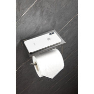 Держатель для туалетной бумаги Belz B9001-3, оружейная сталь фото 5