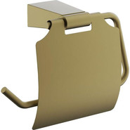 Держатель для туалетной бумаги Belz B91303, брашированное золото фото 