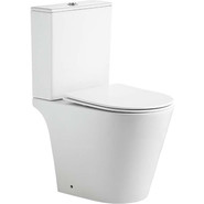 Унитаз-компакт безободковый Aquatek Либерти AQ2999T-00 с тонкой крышкой микролифт (система смыва Торнадо) фото 5