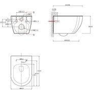 Унитаз подвесной Azario Ormi AZ-0253VD с крышкой микролифт фото 4