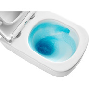 Унитаз подвесной Azario Campo AZ-1883WH с крышкой микролифт (система смыва Торнадо) фото 5